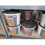 7 5.25kg tubs of Ultipro powdered mortar plasticiser