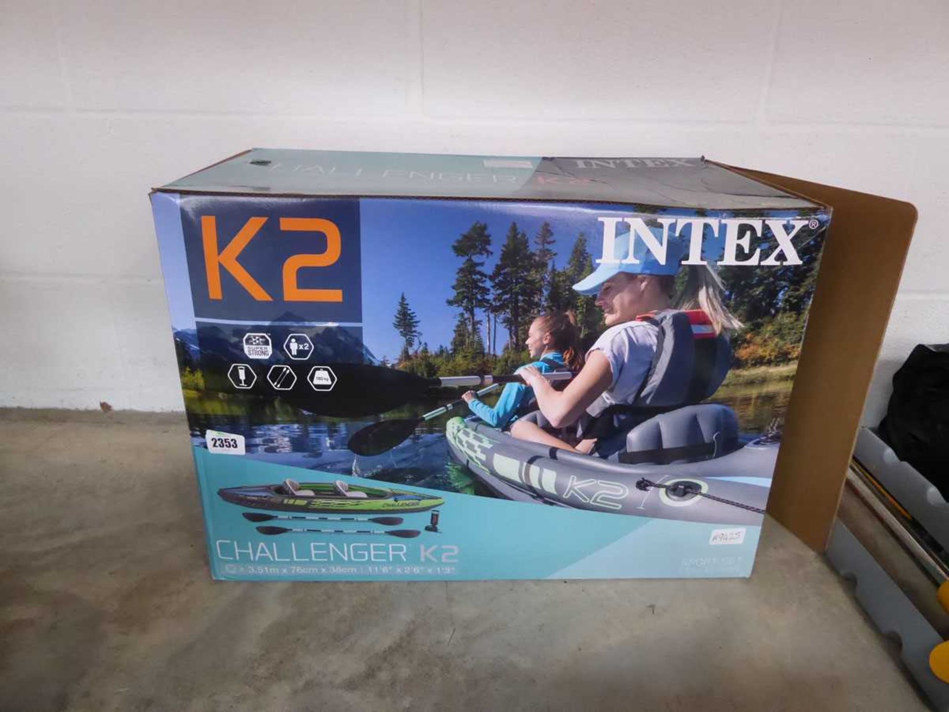 Boxed Challenger K2 inflatable kayak