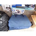 +VAT Sealy queen size electric air bed with 3 Keep cool bags