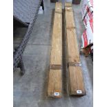 9 lengths of feather board timber