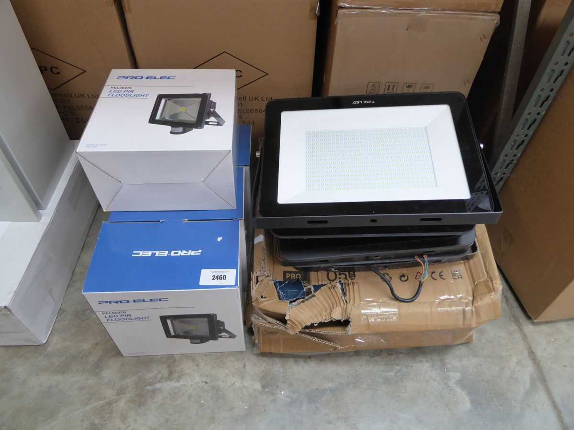 +VAT 10 large LED flood lights (mixed brands)