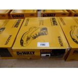 +VAT Boxed pair of DeWalt Mason steel toe safety boots in tan (size 12)