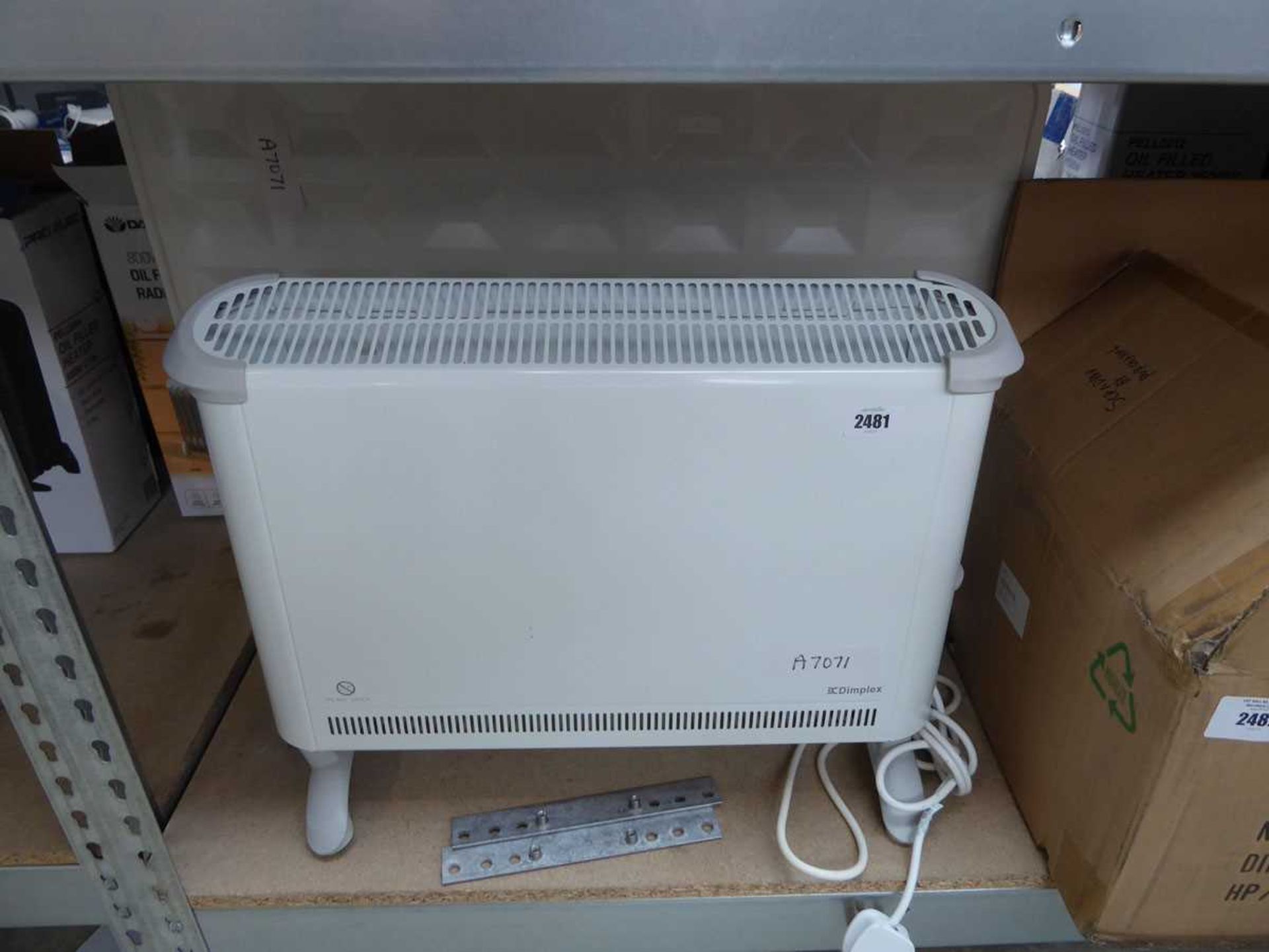 Dimplex oil filled radiator with Dimplex electric convector heater