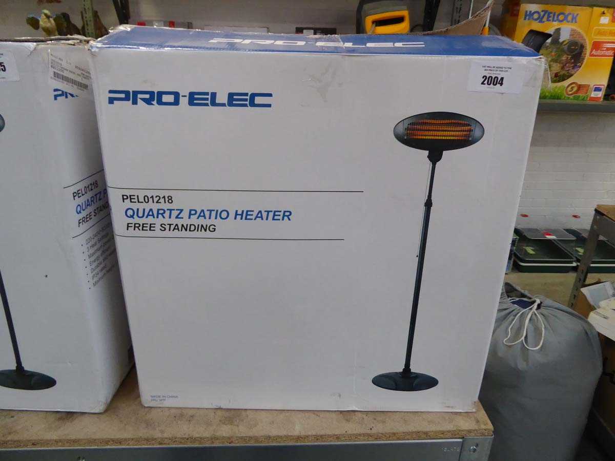 +VAT Boxed Pro-Elec free standing patio heater