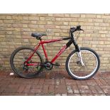 Apollo Phaze mountain bike in red and black