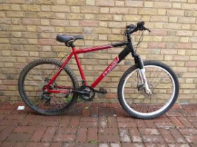 Apollo Phaze mountain bike in red and black