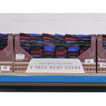 +VAT Box containing 4 piece Kiku Nordic Collection socks