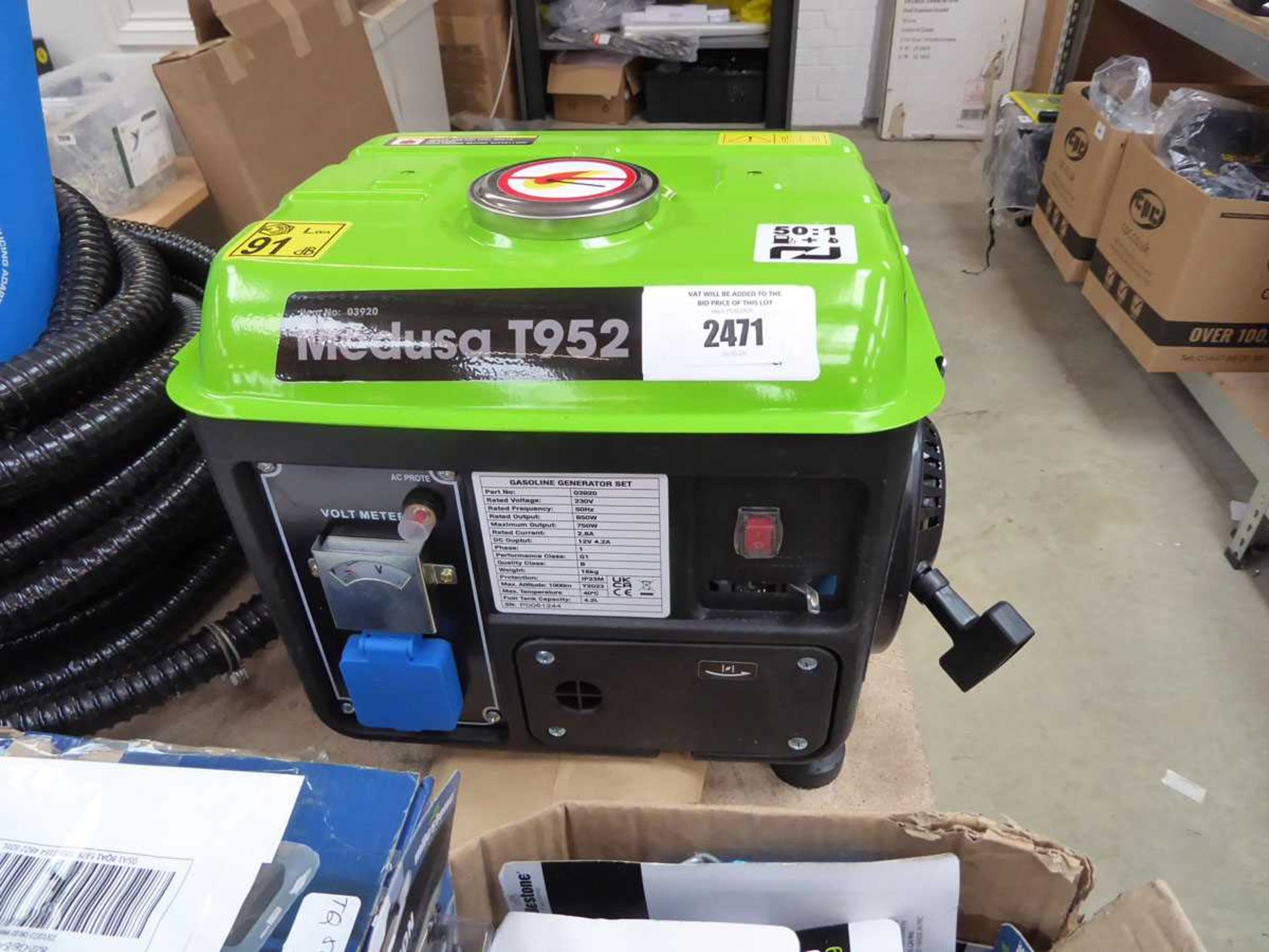 +VAT SIP Medusa T952 petrol powered generator