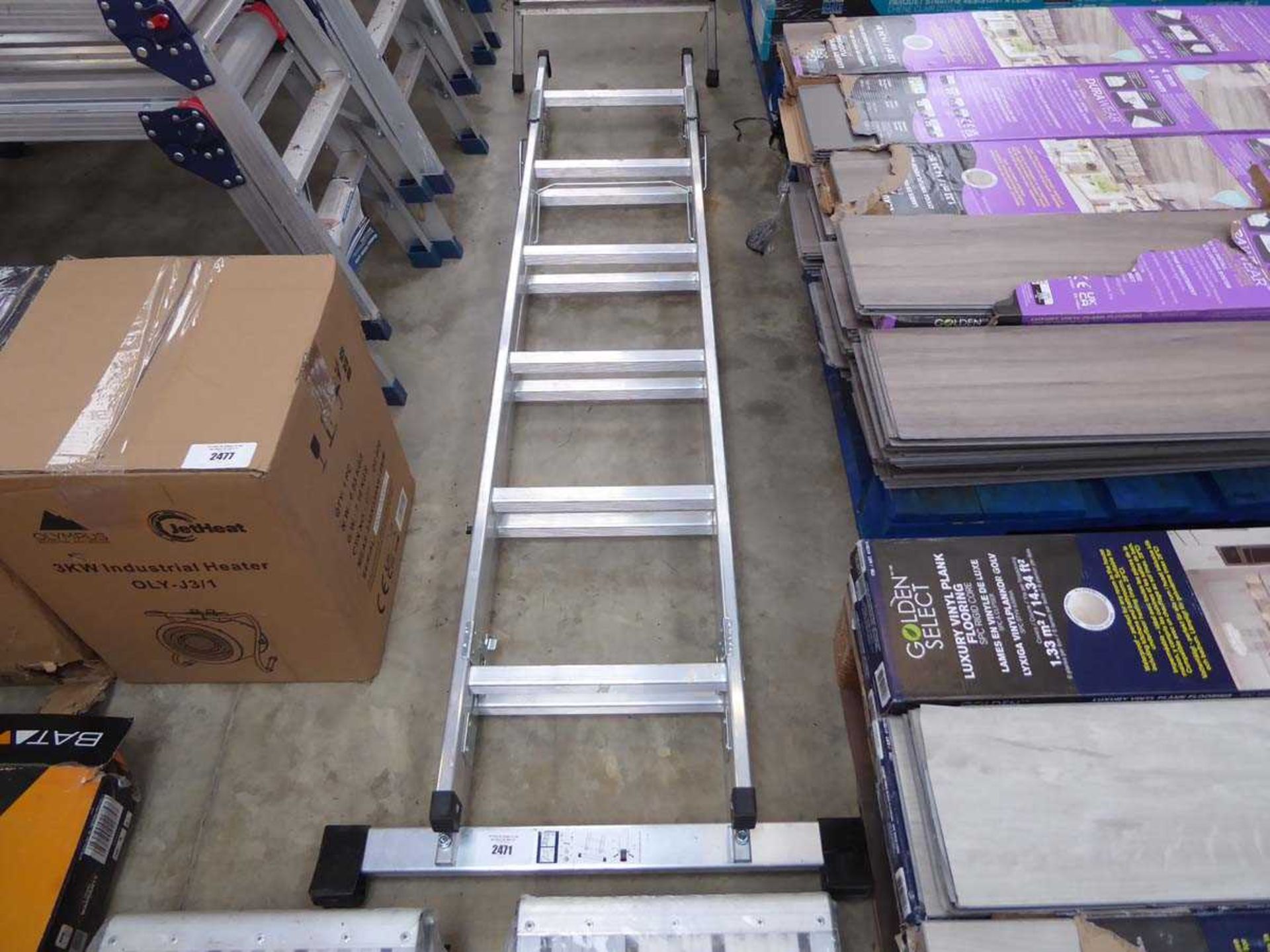 +VAT Werner aluminium step ladder