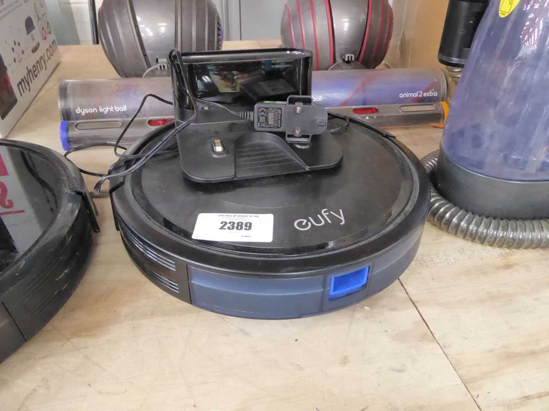 +VAT Eufy robotic vacuum cleaner with dock and charger