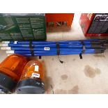 Bundle of various mop bucket poles