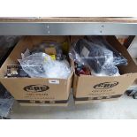 +VAT 3 boxes of mixed items incl. adhesives, insulating healing wrap, electrical components, etc.