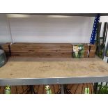 Flatpack wooden raised garden bed