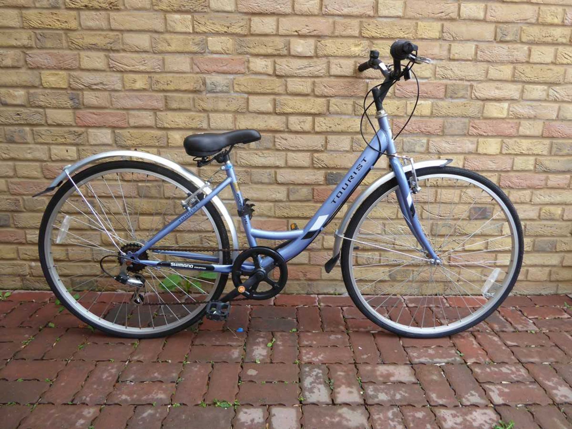 Tourist Professional town style bike in blue