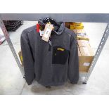 +VAT 2 DeWalt 1/4 zip work fleeces, 1 in grey, 1 in navy (sizes M and L)