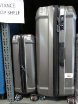 +VAT 2 piece Samsonite suitcase set in silver Nb. code for large suitcase is 290