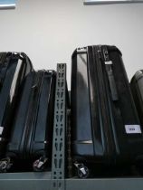 +VAT 2 piece Samsonite suitcase set in black Nb. code for large suitcase is 246