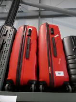+VAT 2 piece American Tourister suitcase set in red Nb. code for suitcase is 151