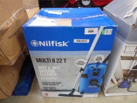 +VAT Nilfisk multi 22-T wet and dry vacuum cleaner