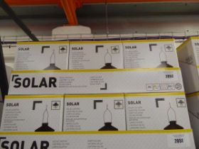 +VAT Set of 6 boxed solar hanging lanterns