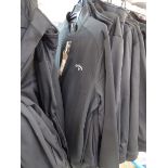 +VAT 3 Callaway 1/4 zip long sleeve tops in black (size XL)