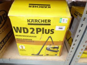 +VAT Boxed Karcher WD2+ multi purpose vacuum cleaner