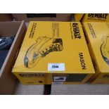 +VAT Boxed pair of DeWalt Mason steel toe safety boots in brown (size 9)