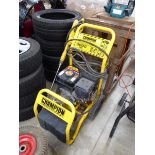 Champion 3000psi 2 wheel petrol pressure washer