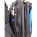 +VAT 3 Callaway 1/4 zip long sleeve tops in black (size L)