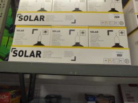 +VAT Set of 6 boxed solar hanging lanterns