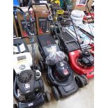 Powerworks brushless 82V cordless lawnmower with battery and charger