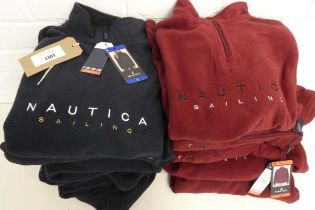 +VAT Approx. 10 Nautica sailing 1/4 zip fleece jumpers