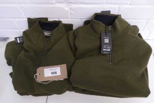 +VAT 6 mens Ted Baker 1/4 zip jumpers (2 size XXL, 4 size XL)