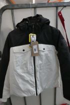 +VAT Womens Pajar Canada coat in black and white (size S)