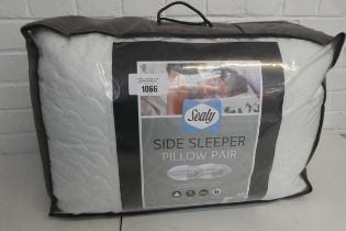 +VAT Sealy side sleeper pillow pair