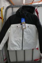 +VAT Womens Pajar Canada coat in black and white (size L)