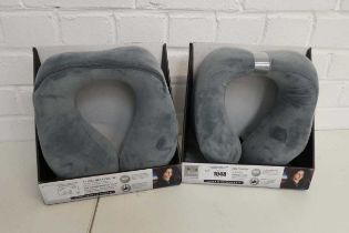 +VAT 2 boxed airia living contour memory foam travel neck pillows