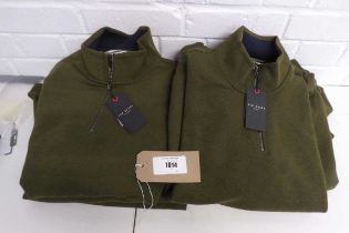 +VAT 6 mens Ted Baker 1/4 zip jumpers (5 size XXL, 1 size XL)