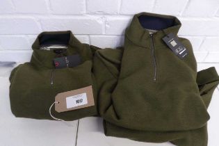 +VAT 6 mens Ted Baker 1/4 zip jumpers (2 size XXL, 4 size XL)