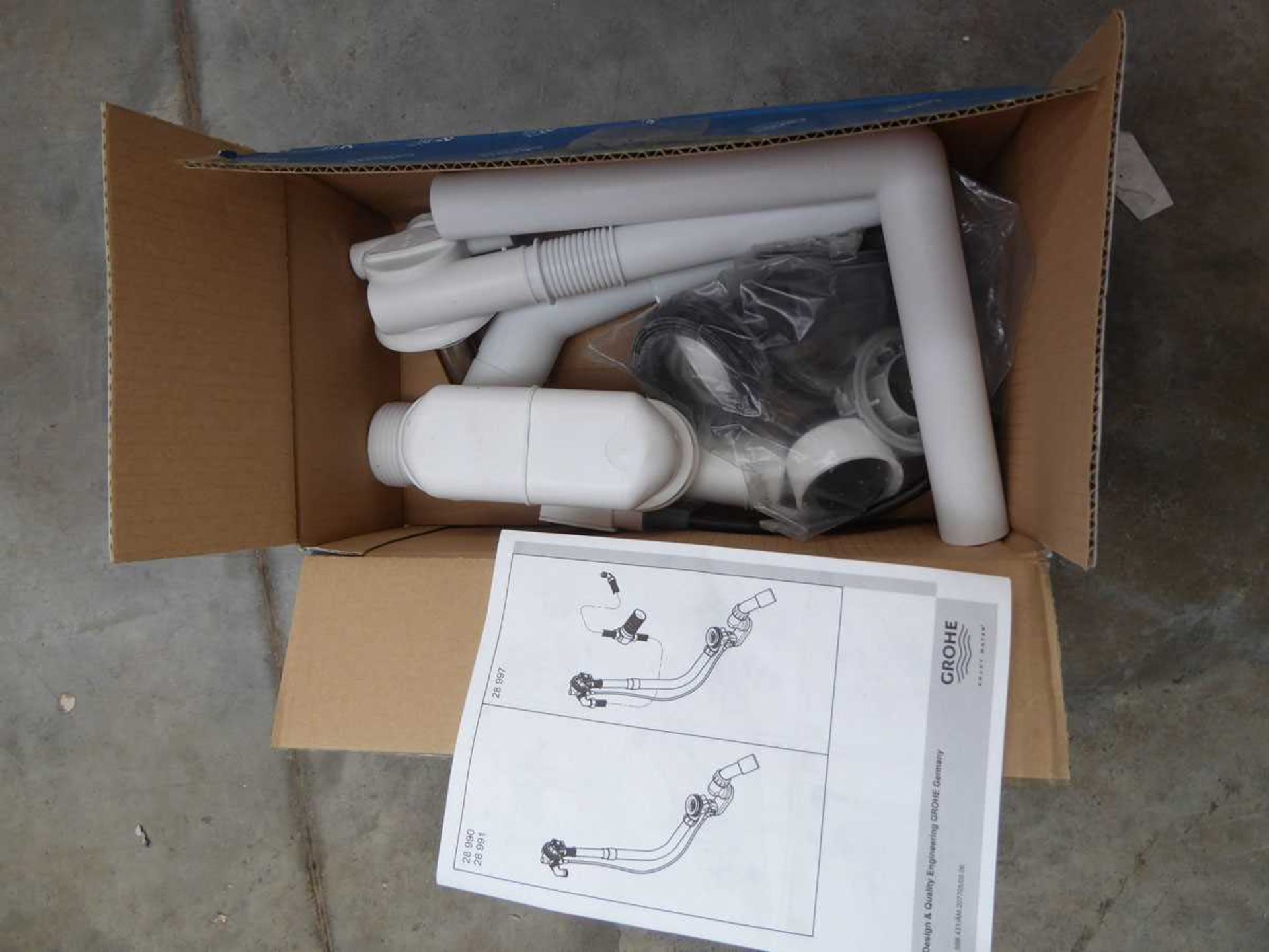 Grohe Talentofill Inlet bath pop up and waste system