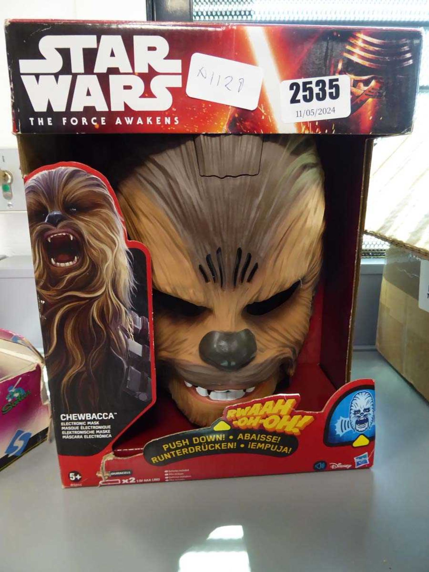 Star Wars The Force Awakens talking Chewbacca head