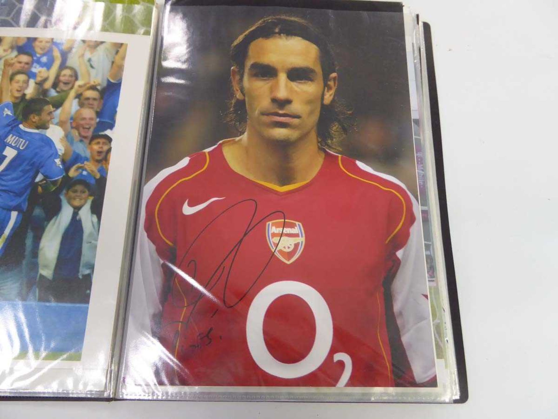 Selection of signed football photos *UNVERIFIED*