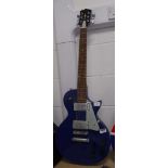Eagle electric guitar in blue