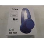 Boxed pair of Sony WHCH520 headphones