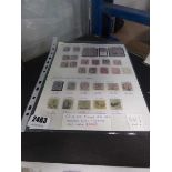 Selection of Queen Victoria stamps (1881 - 1884) incl. lilacs and greens