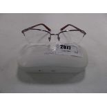 +VAT Pair of Swarovski ladies glasses, cased