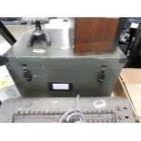 (11) Boxed Zenith MBS1 and MBS2 microscope with accessories