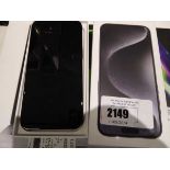 +VAT Apple iPhone 15 Pro Max black titanium 156GB MU7737ZD/A
