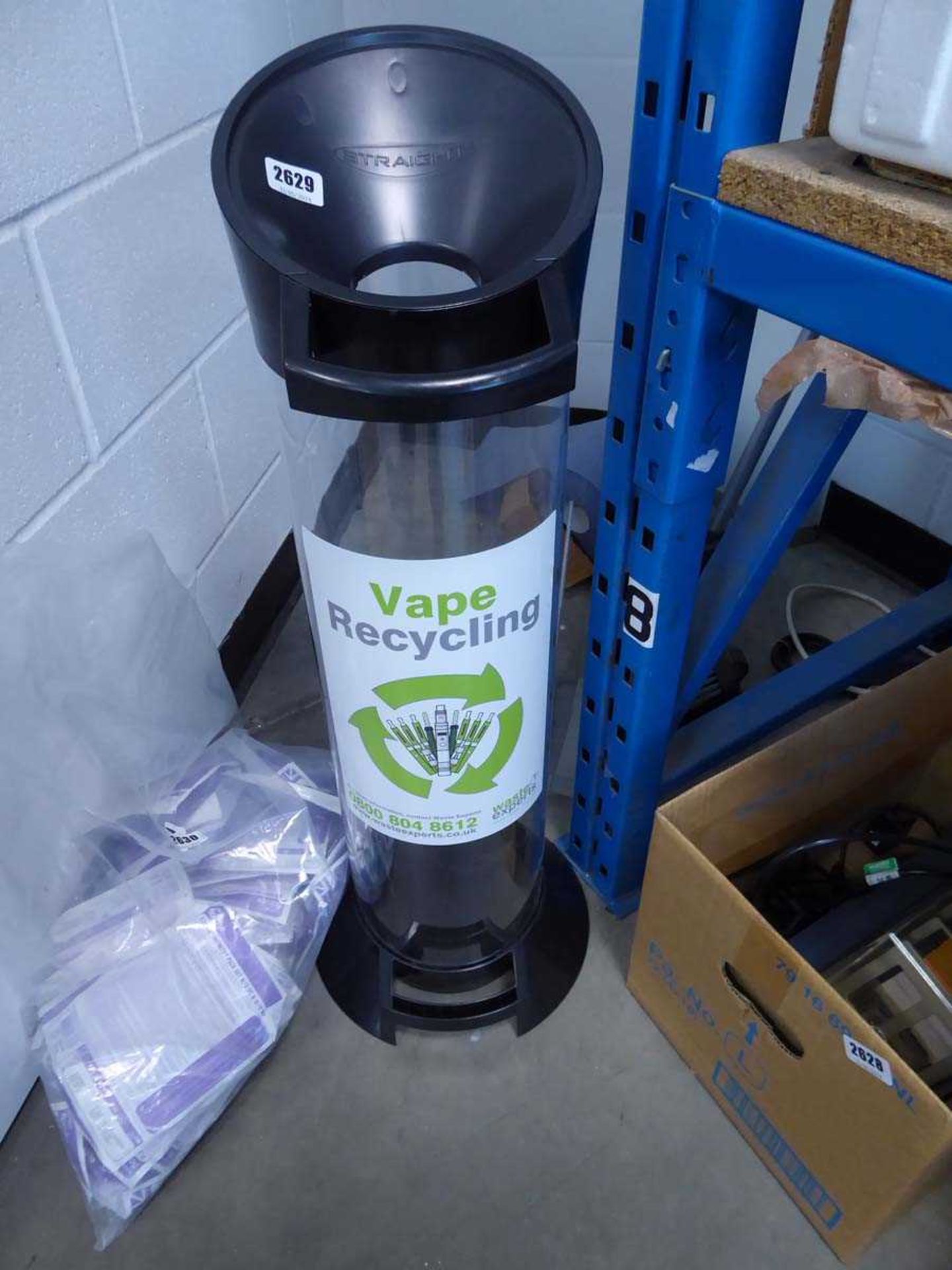 Vape recycling container