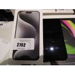 +VAT Apple iPhone 15 Pro Max in white titanium 256GB MU673LL/A